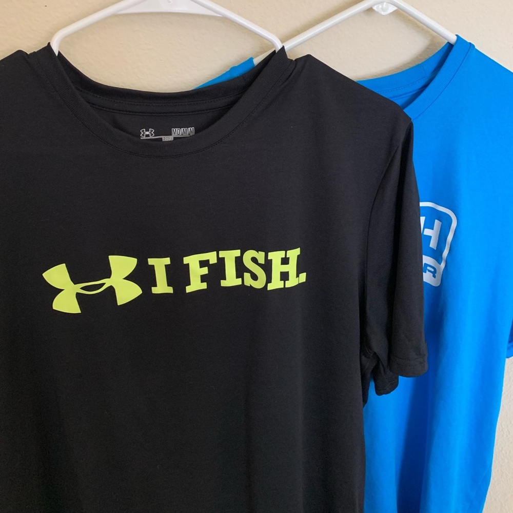 (Bundle!) Two Under Armour Fish Shirts